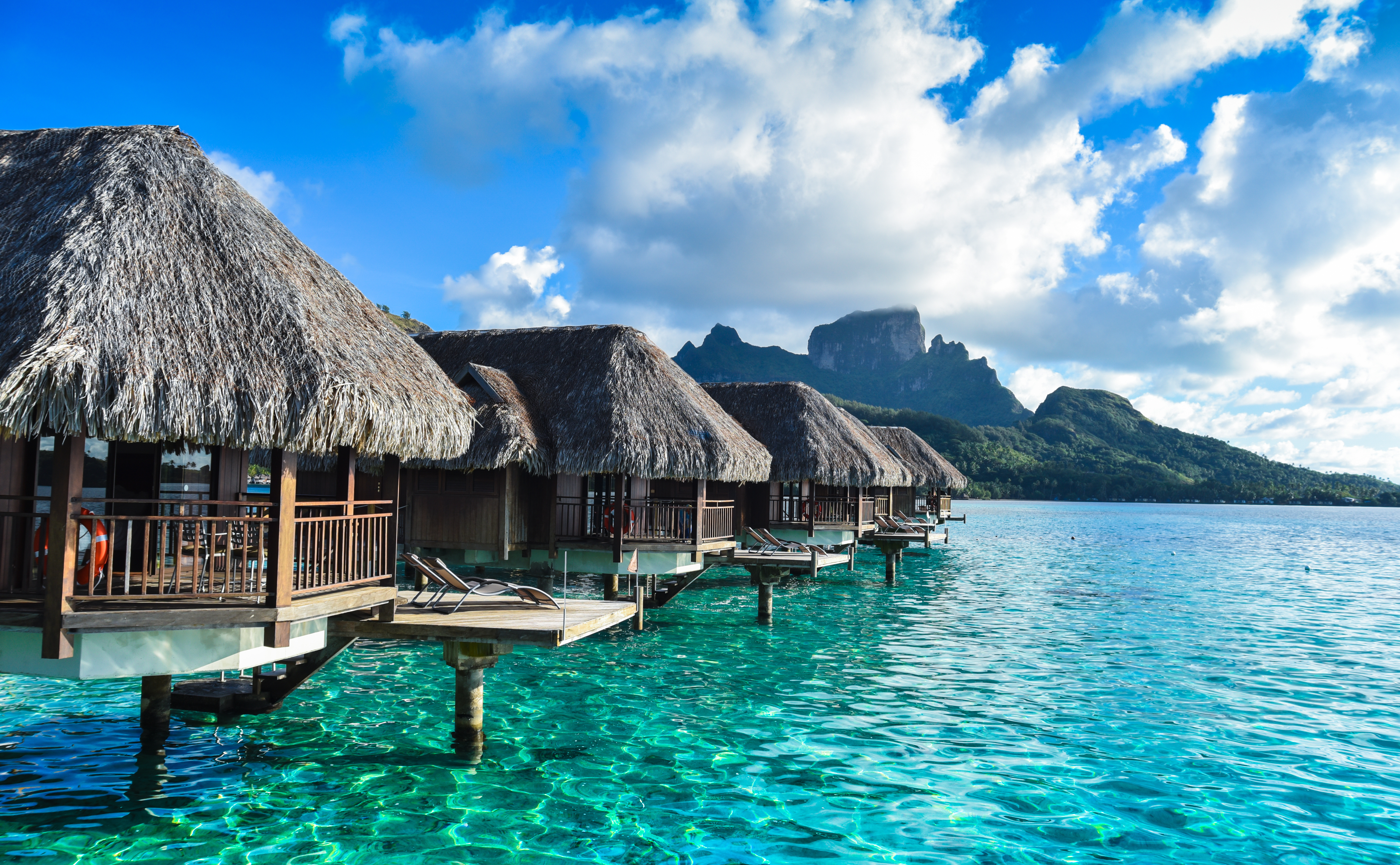 Image of overwater bungalows