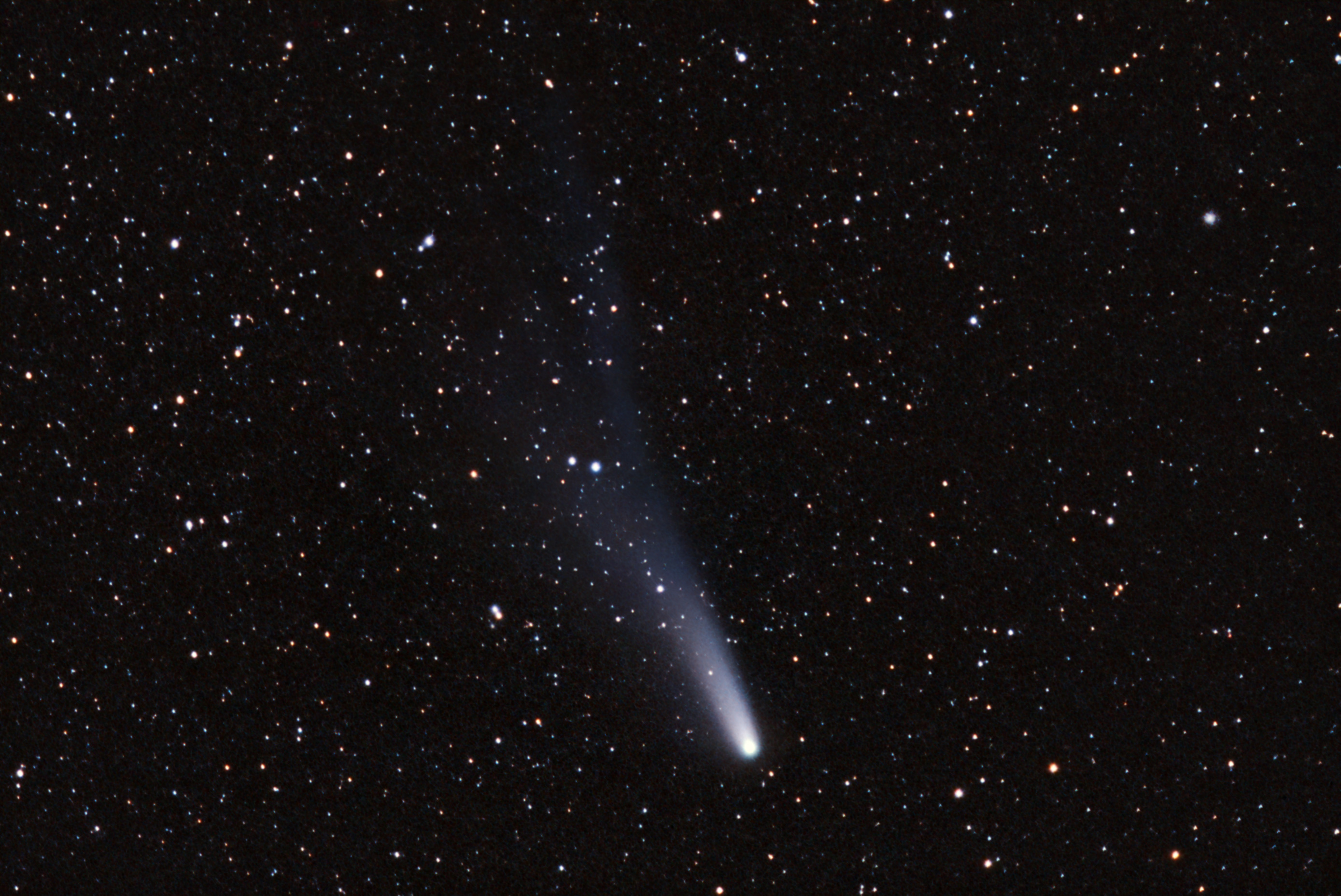 Image of Halley's Comet captured from Earth.